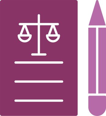 Yasal Kabartma İki Renk Simgesi