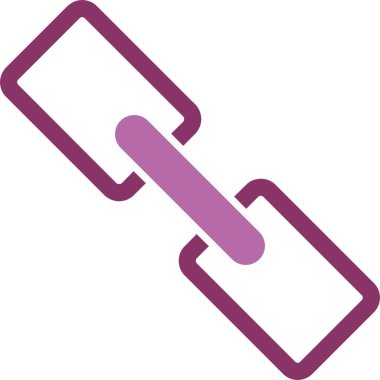 Bağlantı Kabartması İki Renk Simgesi