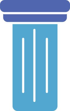 Sütun Kabartması İki Renk Simgesi