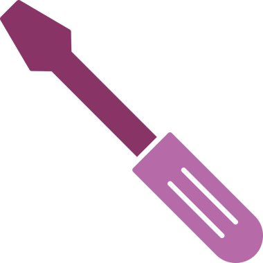 Tornavida Kabartması İki Renk Simgesi