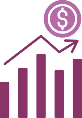 Borsa Kabartması İki Renk Simgesi