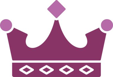 Kral Glyph İki Renk Simgesi