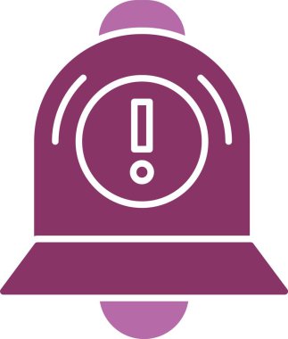 Bildirim Kabartması İki Renk Simgesi