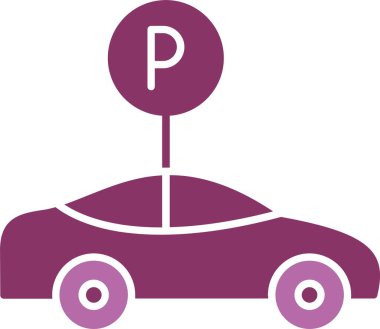 Park Kabartması İki Renk Simgesi