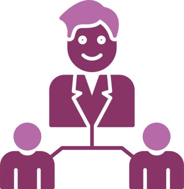 İdari Kabartma İki Renk Simgesi