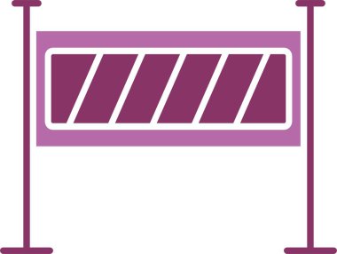 Bariyer Kabartması İki Renk Simgesi