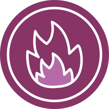 İki Renk Simgesini Ateşle