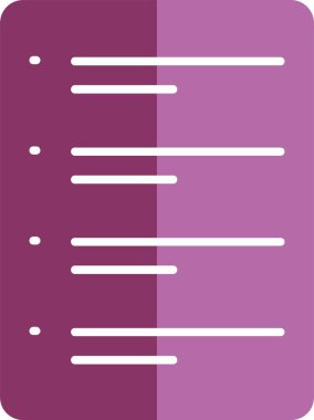Liste Yapılacak İki Renk Simgesi Simgesi