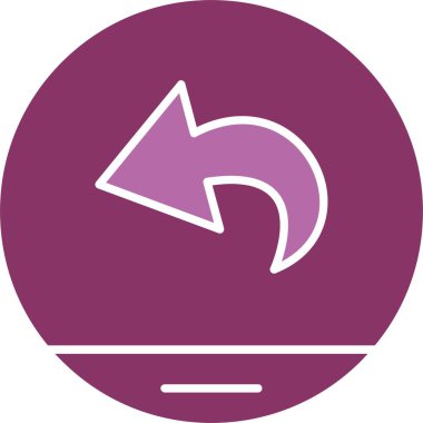 Geri Kabartma İki Renk Simgesi