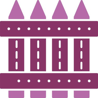 Çit Kabartması İki Renk Simgesi