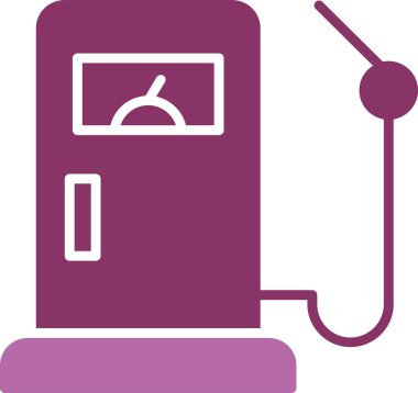 Yakıt Kabartması İki Renk Simgesi