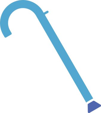 Yürüyen Çubuk Kabartması İki Renk Simgesi