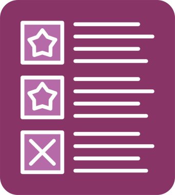 Kağıt Kabartma İki Renk Simgesi