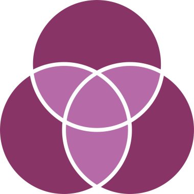 Renk paleti Glyph İki Renk Simgesi