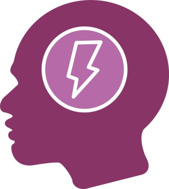 Zihinsel Kabartma İki Renk Simgesi