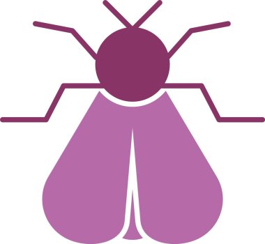 Güve Kabartması İki Renk Simgesi