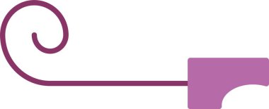 Parti Süpürgesi İki Renk Simgesi