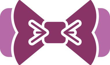 Baş Kravat Kabartması İki Renk Simgesi