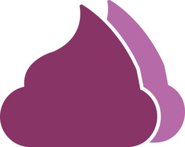 Köpük Kabartma İki Renk Simgesi