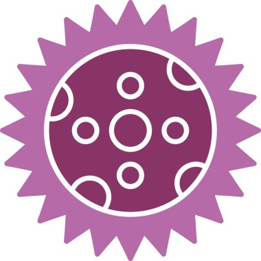 Tutulma Kabartması İki Renk Simgesi