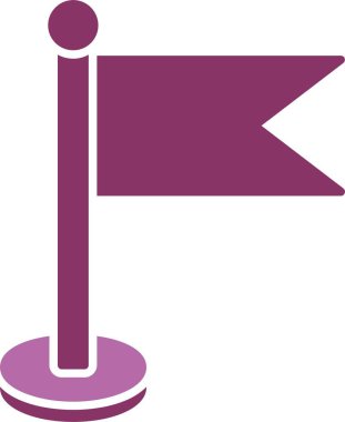 Bayrak Sembolü İki Renk Simgesi