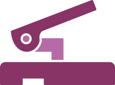 Yumruklayıcı Kabartma İki Renk Simgesi