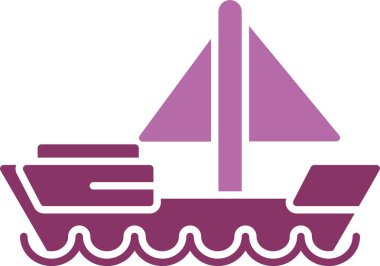 Sandal Kabartması İki Renk Simgesi