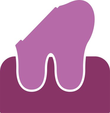 Diş Taşımacılığı Kabartması İki Renk Simgesi