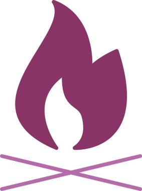 İki Renk Simgesini Ateşle