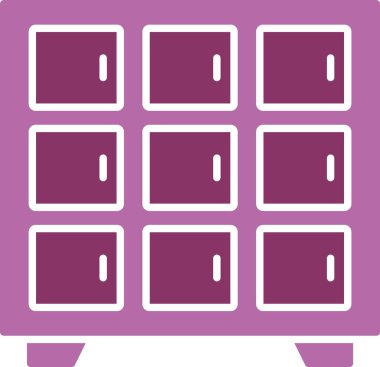 Dolap Kabartması İki Renk Simgesi