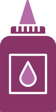 Sıvı Yapıştırıcı İki Renk Simgesi