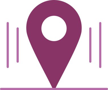 Konum Glyph İki Renk Simgesi