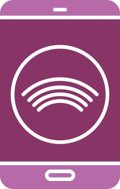 Smartphone Glyph İki Renk Simgesi