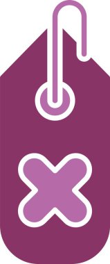 Etiket Kabartması İki Renk Simgesi