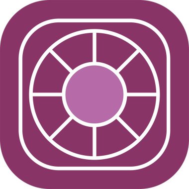 Lifebuoy Glyph İki Renk Simgesi