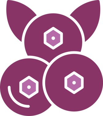 Yabanmersini Kabartması İki Renk Simgesi