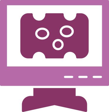 Asteroid Kabartma İki Renk Simgesi