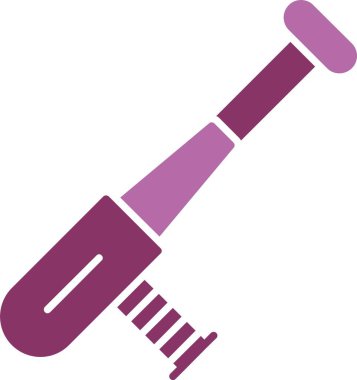 Baton Glyph İki Renk Simgesi