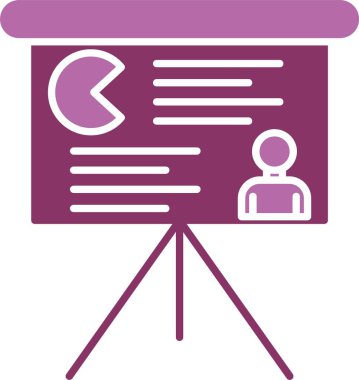 Sunum Sembolü İki Renk Simgesi