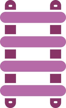 Stepladder Kabartma İki Renk Simgesi