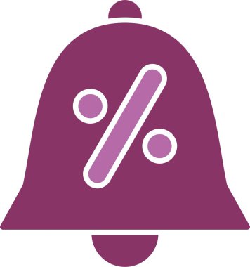 Zil Kabartması İki Renk Simgesi