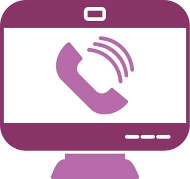 Video Çağrısı Glyph İki Renk Simgesi