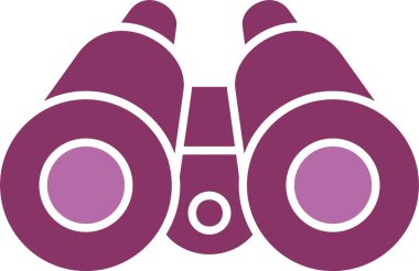 Dürbün İki Renk Simgesi Simgesi