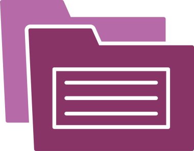 Dizin Glyph İki Renk Simgesi