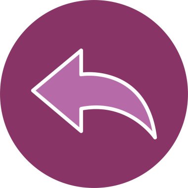 Önceki Kabartma İki Renk Simgesi