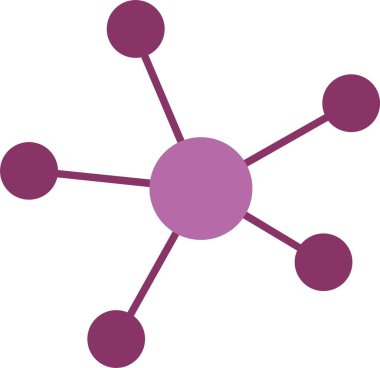 Bağlantı Kabartması İki Renk Simgesi