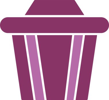 Çöp Kutusu Kabartması İki Renk Simgesini Geri Döndür