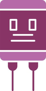 Kapasitör İki Renk Simgesi