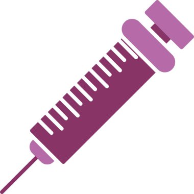 Enjeksiyon Kabartması İki Renk Simgesi