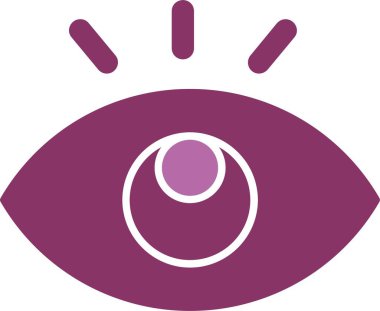 Optik Kabartma İki Renk Simgesi